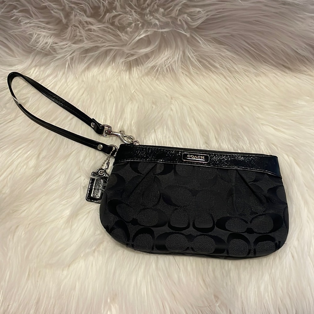 Coach Classic Black Wristlet